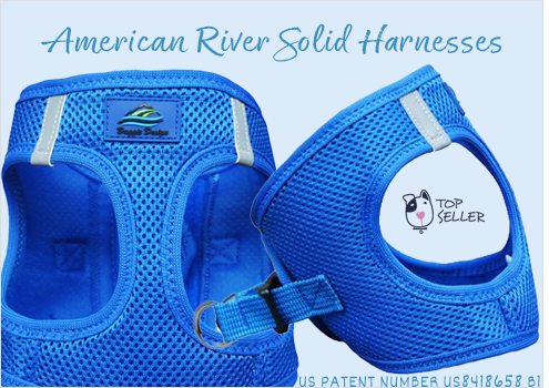 Doggie Design American River Solid Harnesses